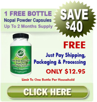 First Time Clients Get 1 Free Bottle Of Our Freeze Dried Nopal Powder Capsules - Nopal Cactus (Prickly Pear)